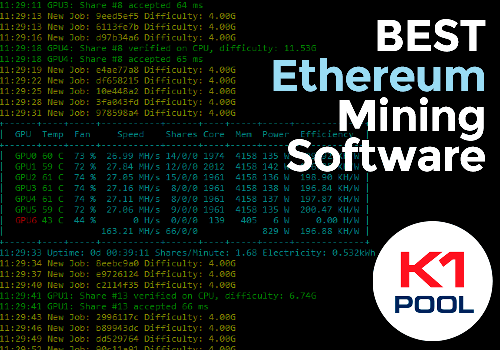 Best miner software ethereum майнинг с флешкой